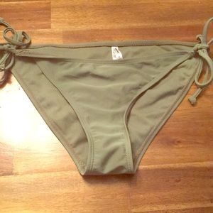 Green bathing suit bottoms